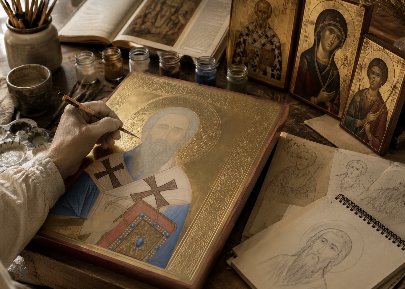 Painting Faces in the Byzantine Tradition